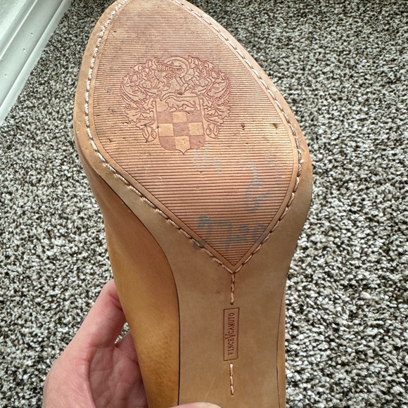 Vince Camuto Tan Leather Booties - Picture 6 of 6